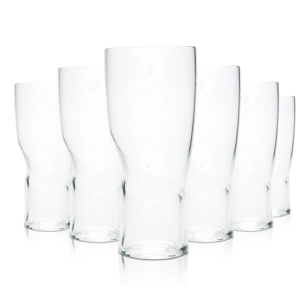 6x Pepsi Glas 0,3l Kontur Trinkgläser Willibecher Cola Softdrink Limo Gläser
