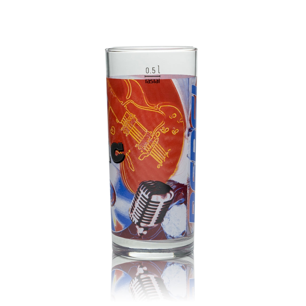 6x Pepsi Glas 0,5l Retro Becher "Music" Gläser Nostalgie Edition Sammler Cola – Ansicht 3