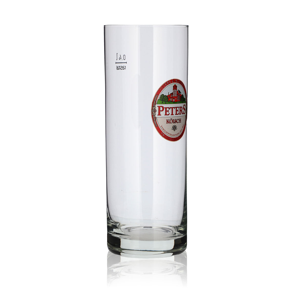 6x Peters Kölsch Glas 0,4l Stange Becher Kölsch Bier Gläser Set Brauerei Kneipe – Ansicht 3