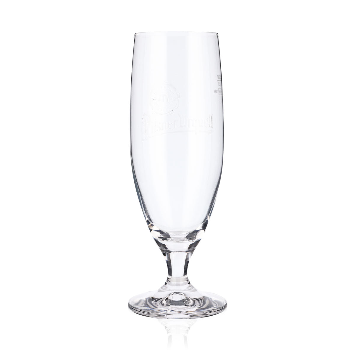 6x Pilsener Urquell Bierpokal Biergläser 0,3l Bierglas Relief Fußprägung – Ansicht 2
