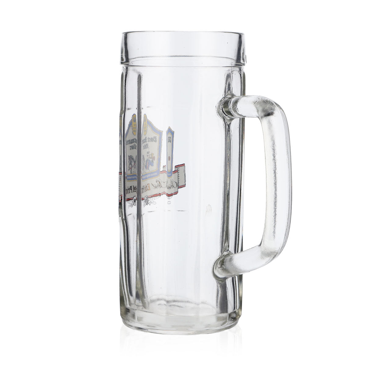 6x Post Brauerei Weiler Bier Glas Bierseidel 0,4l Krug Rastal Fralkenstein – Ansicht 5