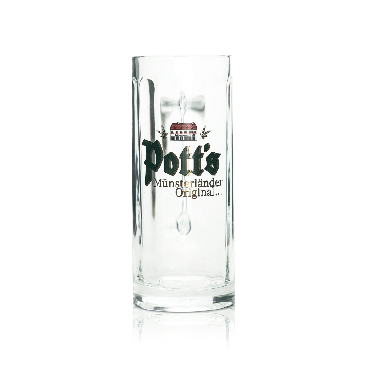 6x Potts Bier Glas 0,3l Krug Münsterländer Original Relief Rastal Seidel Gläser – Ansicht 2
