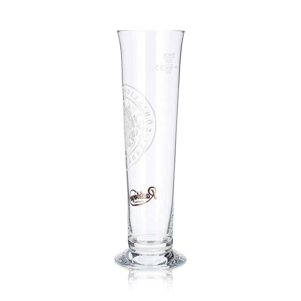 6x Radeberger Bier Glas 0,3l Pokal Sahm Königlich sächsische Braukunst (6er Set) – Ansicht 5