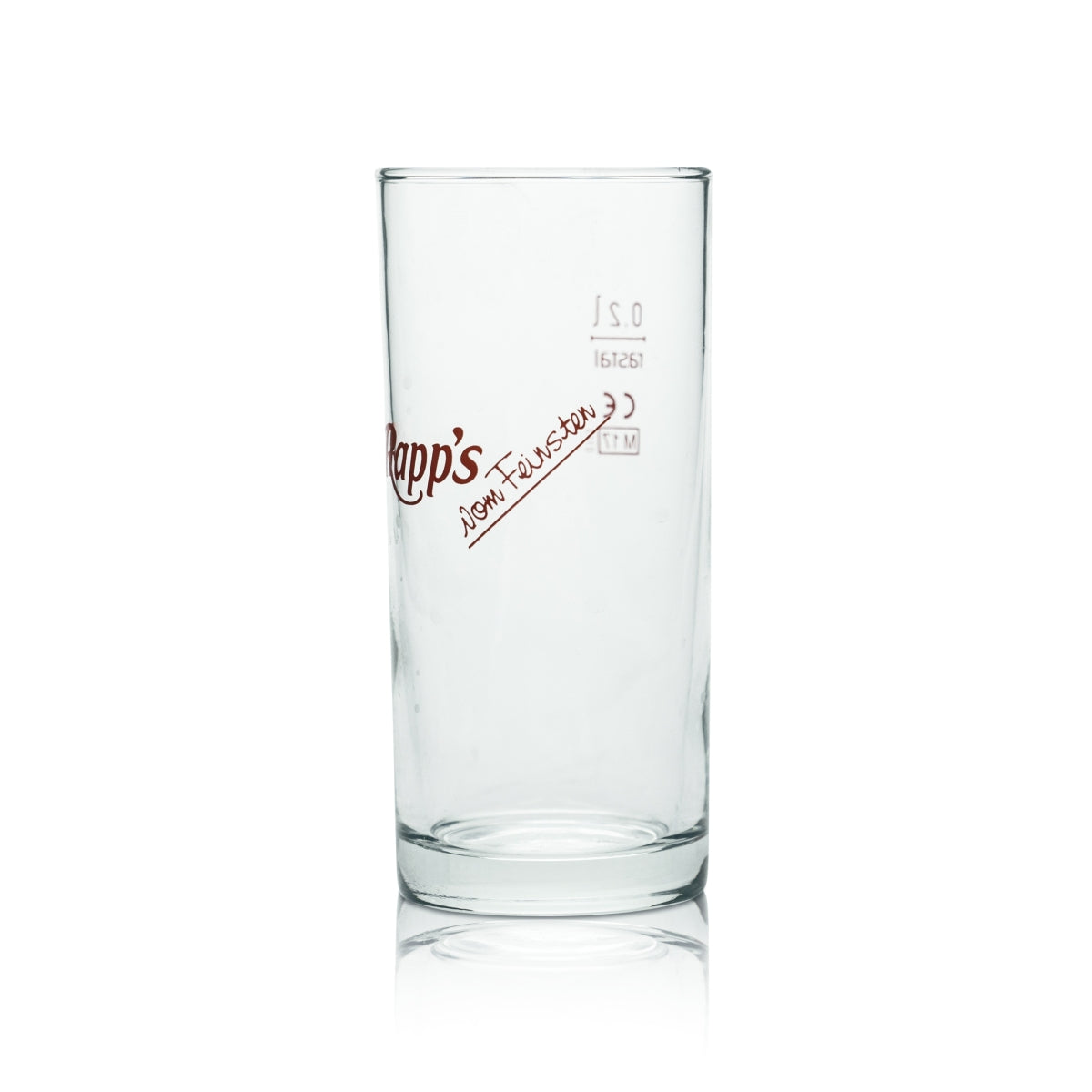 6x Rapps Glas 0,2l Becher Longdrink Gläser Gastro Geeicht Wasser Schorle Saft – Ansicht 3