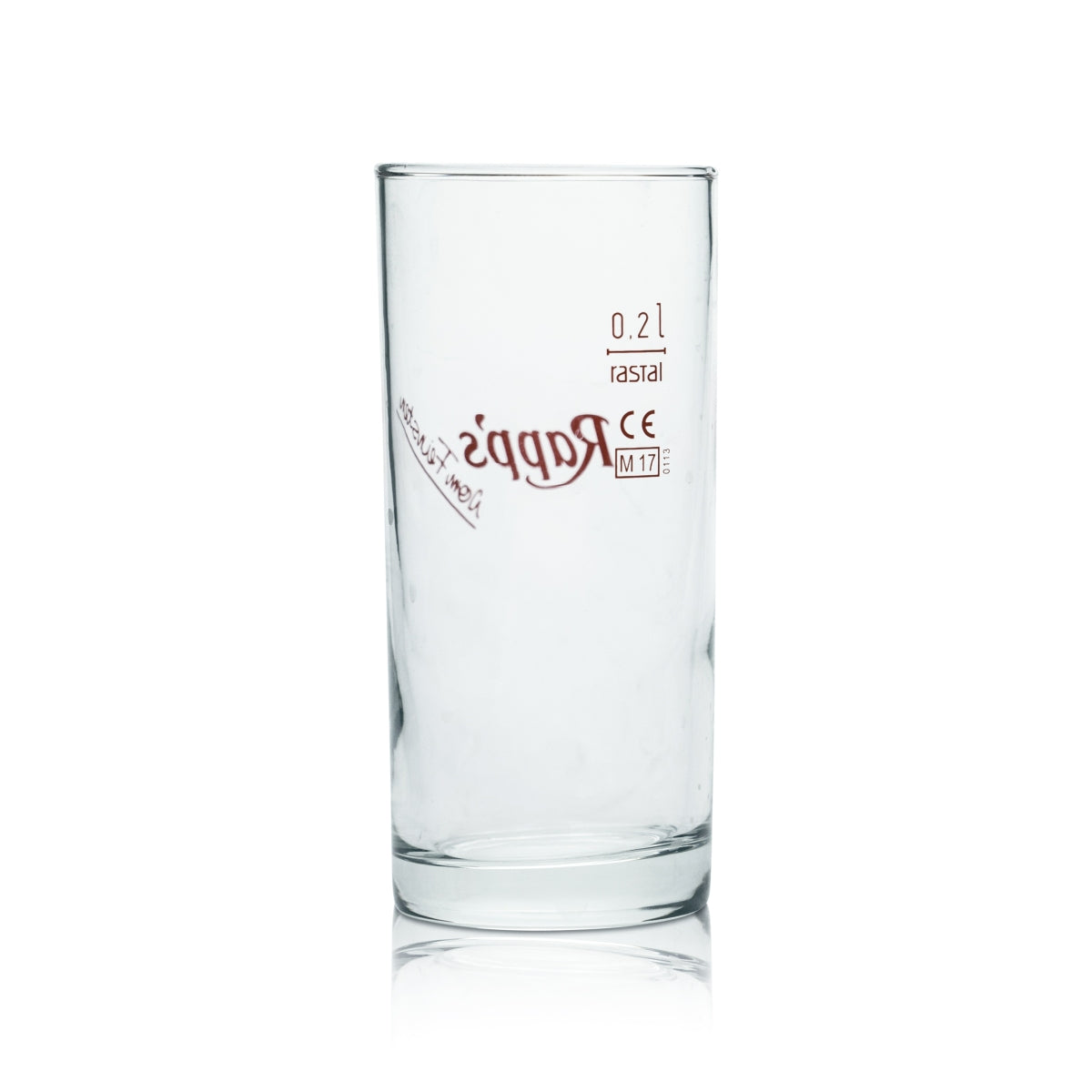 6x Rapps Glas 0,2l Becher Longdrink Gläser Gastro Geeicht Wasser Schorle Saft – Ansicht 4