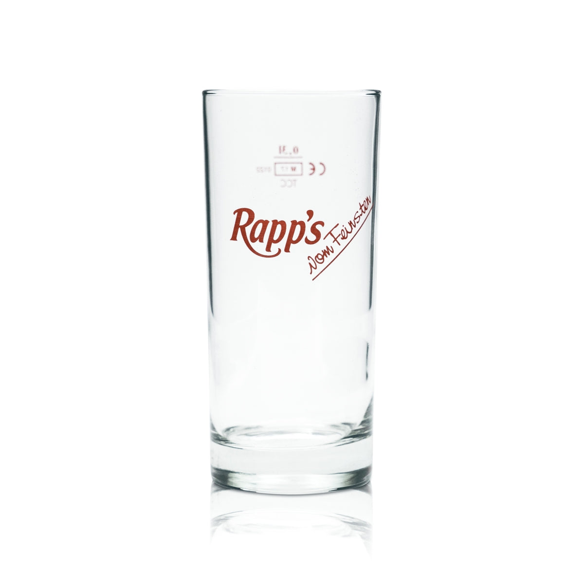6x Rapps Glas 0,3l Becher Saft Mineral Wasser Softdrink Limo Gläser Gastro Eiche – Ansicht 2