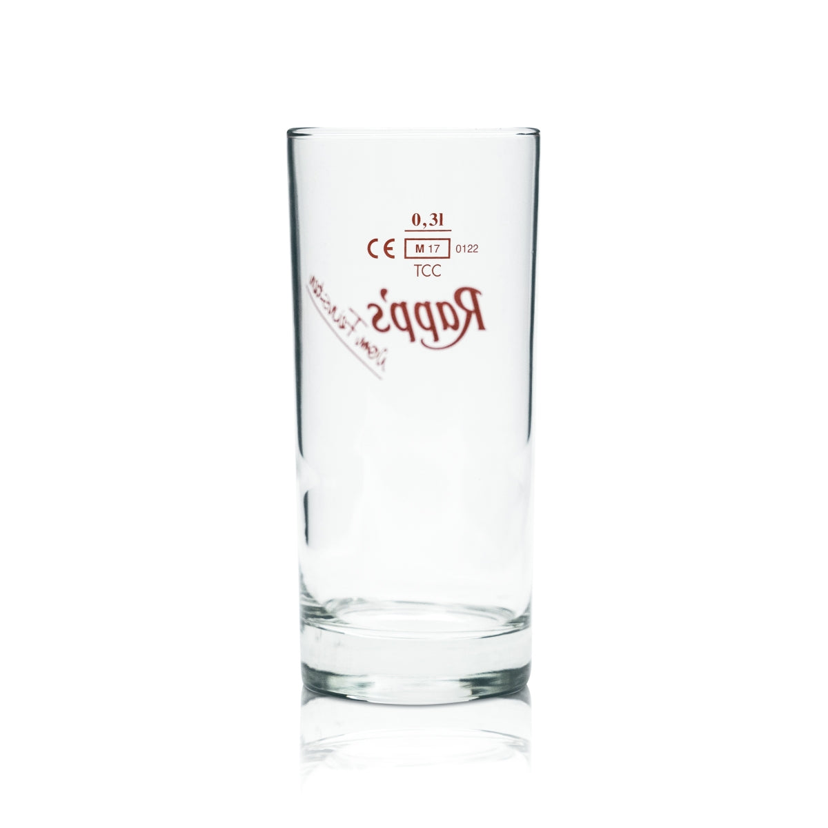 6x Rapps Glas 0,3l Becher Saft Mineral Wasser Softdrink Limo Gläser Gastro Eiche – Ansicht 3