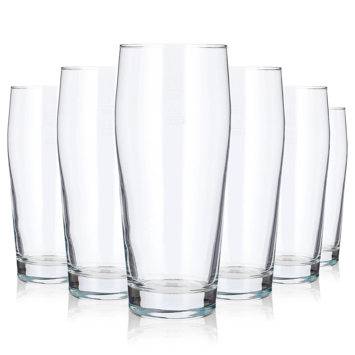 6x Rastal Bier Glas 0,5l Becher (6er Set)