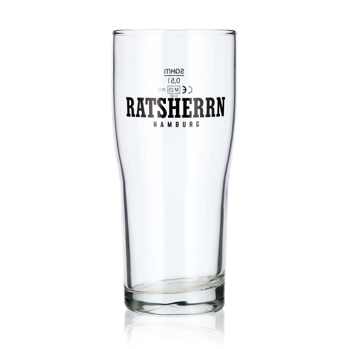 6x Ratsherrn Bier Glas 0,5l Becher Hamburg Brewhouse Sahm Bierglas (6er Set) – Ansicht 2