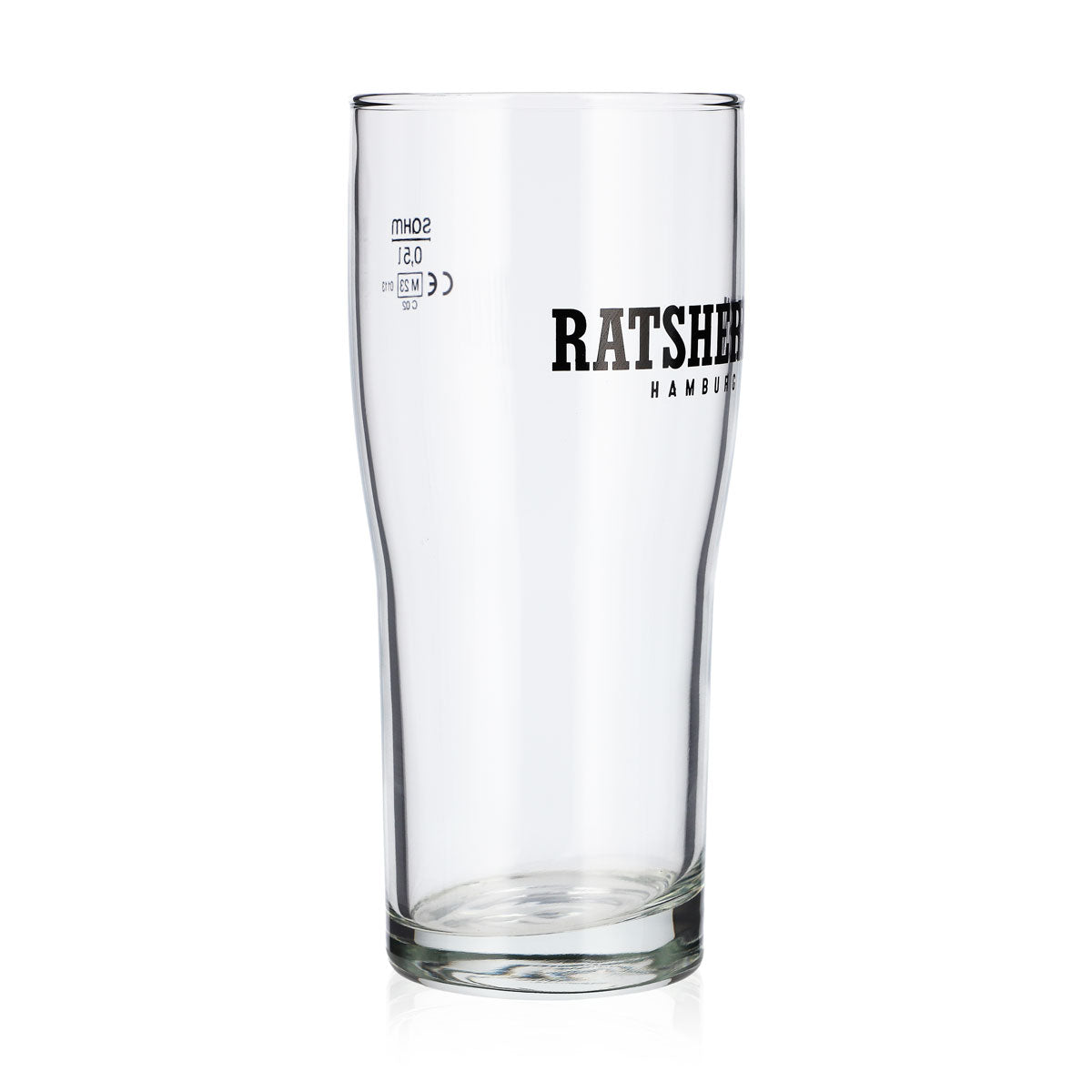 6x Ratsherrn Bier Glas 0,5l Becher Hamburg Brewhouse Sahm Bierglas (6er Set) – Ansicht 3