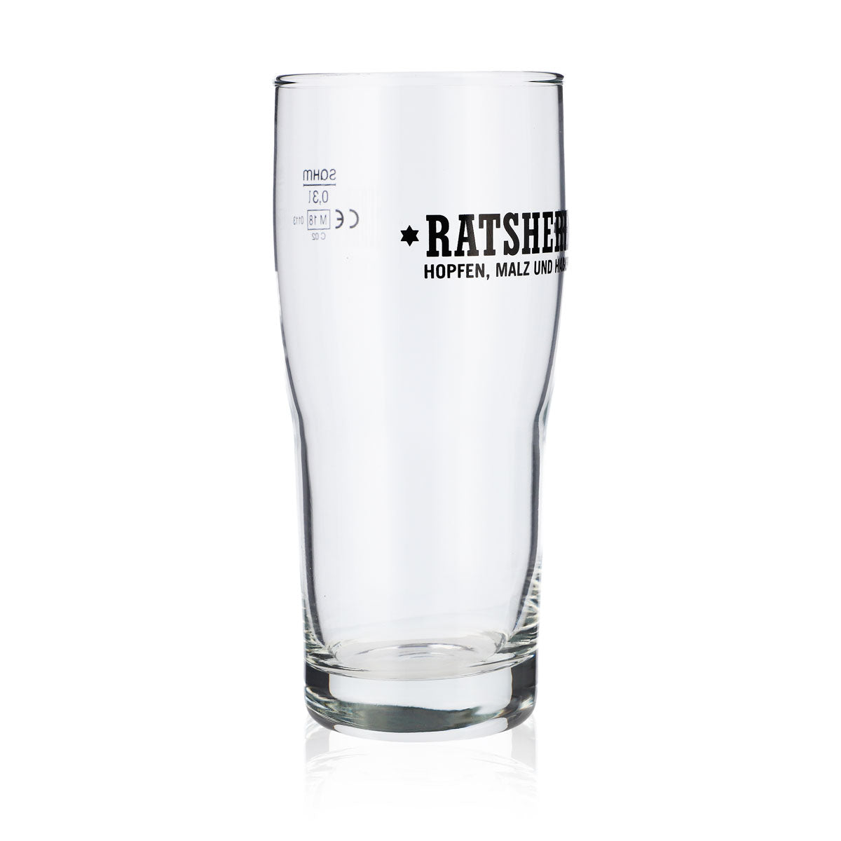 6x Ratsherrn Pils Bierglas 0,3l Biergläser"Brewhouse" Exclusive Becher – Ansicht 3