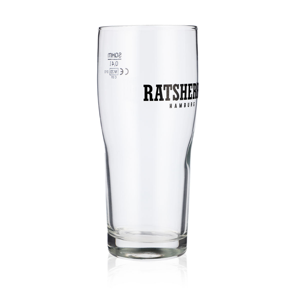 6x Ratsherrn Pils Bierglas 0,4l Biergläser"Brewhouse" Exclusive Becher – Ansicht 3