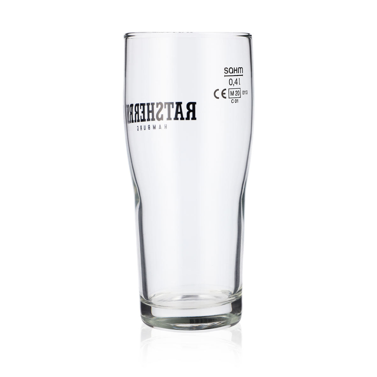 6x Ratsherrn Pils Bierglas 0,4l Biergläser"Brewhouse" Exclusive Becher – Ansicht 4