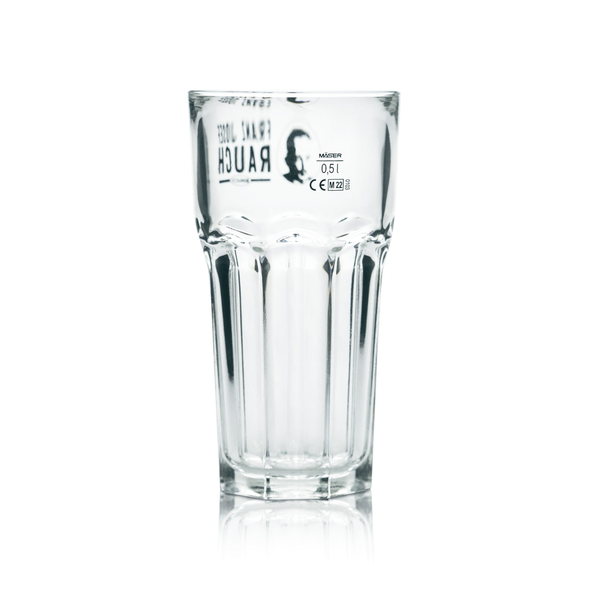 6x Rauch Glas 0,5l Saft Gläser Longdrink Tumbler Becher Franz Josef Gastro Eiche – Ansicht 3