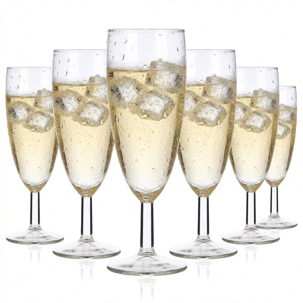 6x Ravenhead Sekt Glas Gläser Flötengläser Sektgläser Sektkelch Flute 0,1l