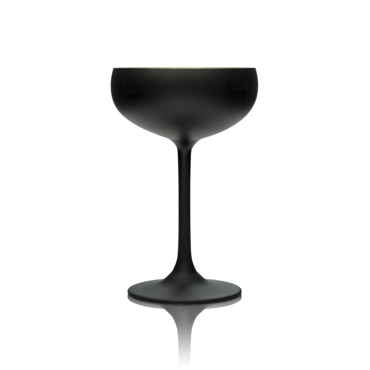 6x Remy Martin Cognac Glas Cocktailschale schwarz matt 0,1l Coupette Martini Gläser – Ansicht 3