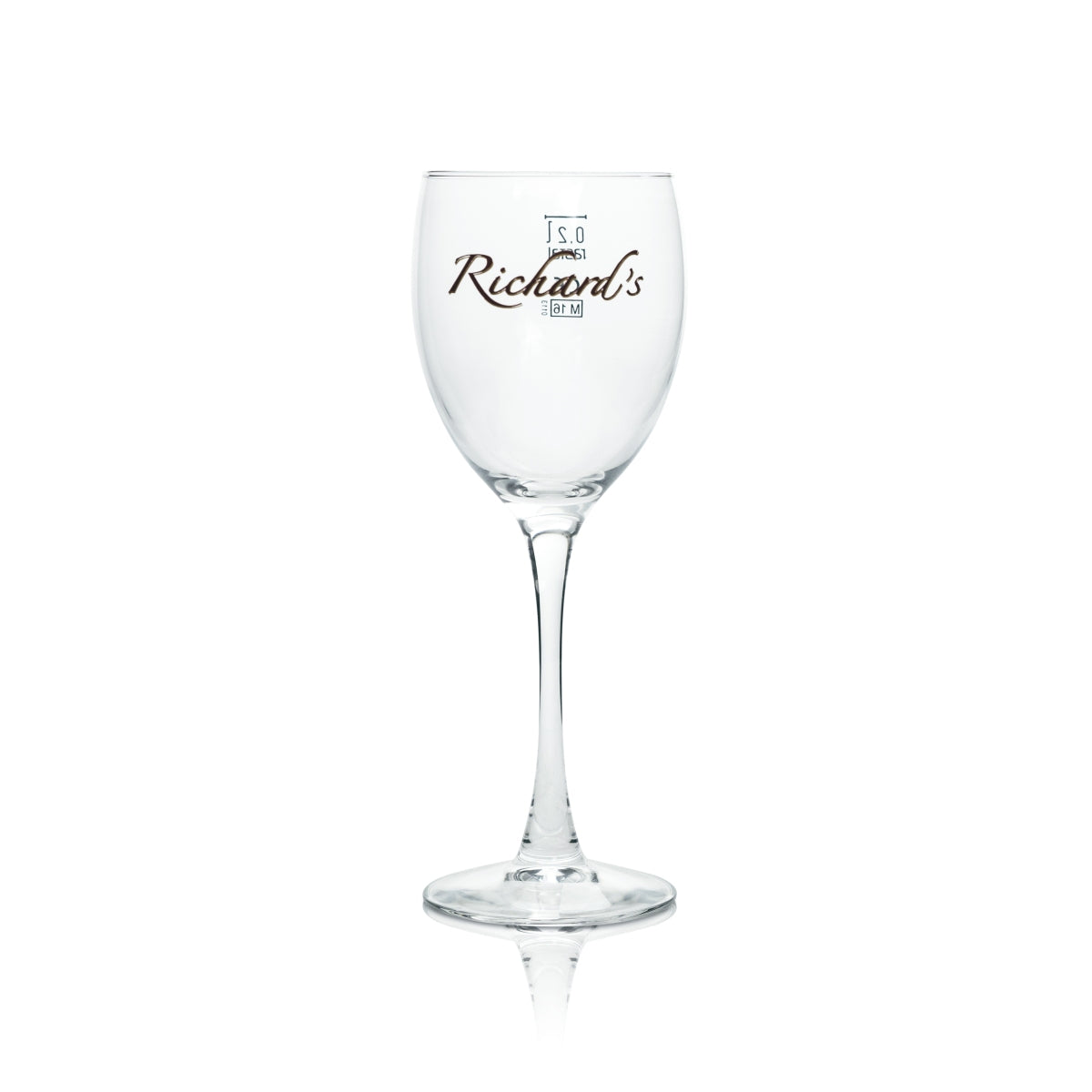 6x Richard´s Wein Glas Weißwein 0,2l Kelch Stiel Gläser Cocktail Longdrink Bar – Ansicht 2