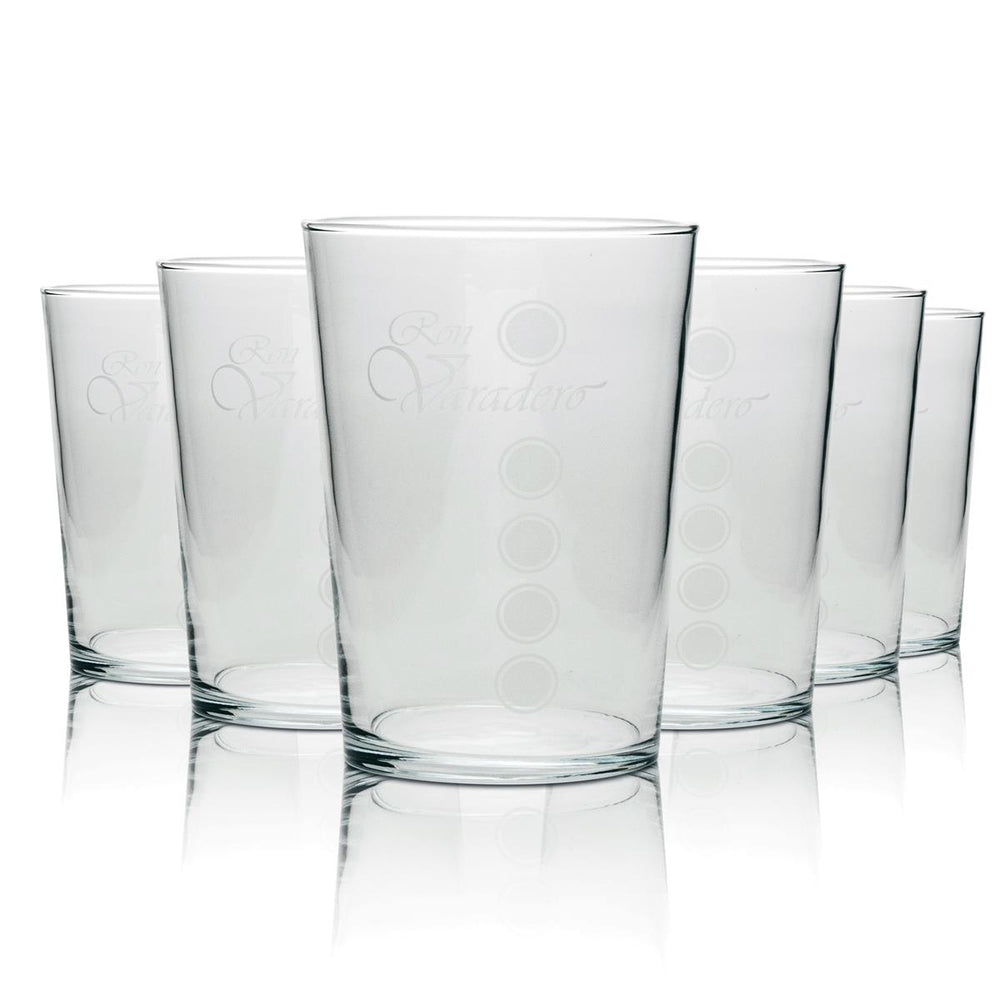 6x Ron Varadero Rum Glas Longdrink 490cl rund