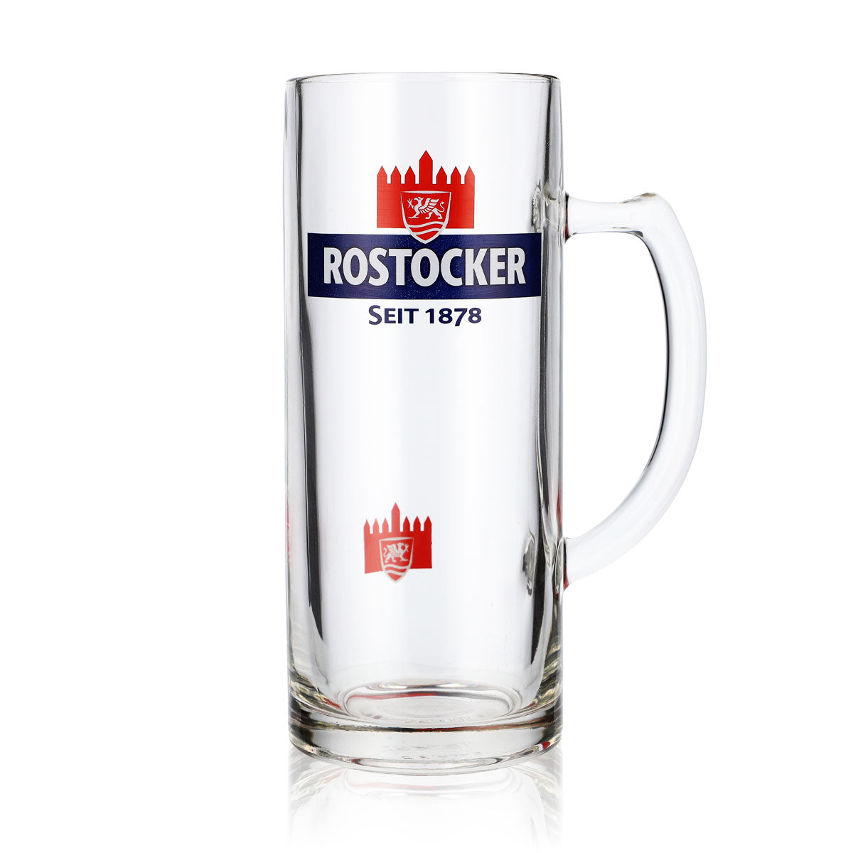 6x Rostocker Bier Glas Krug Bierkrüge 0,5l Exclusiv-Gutsherren Seidel Rastal – Ansicht 2