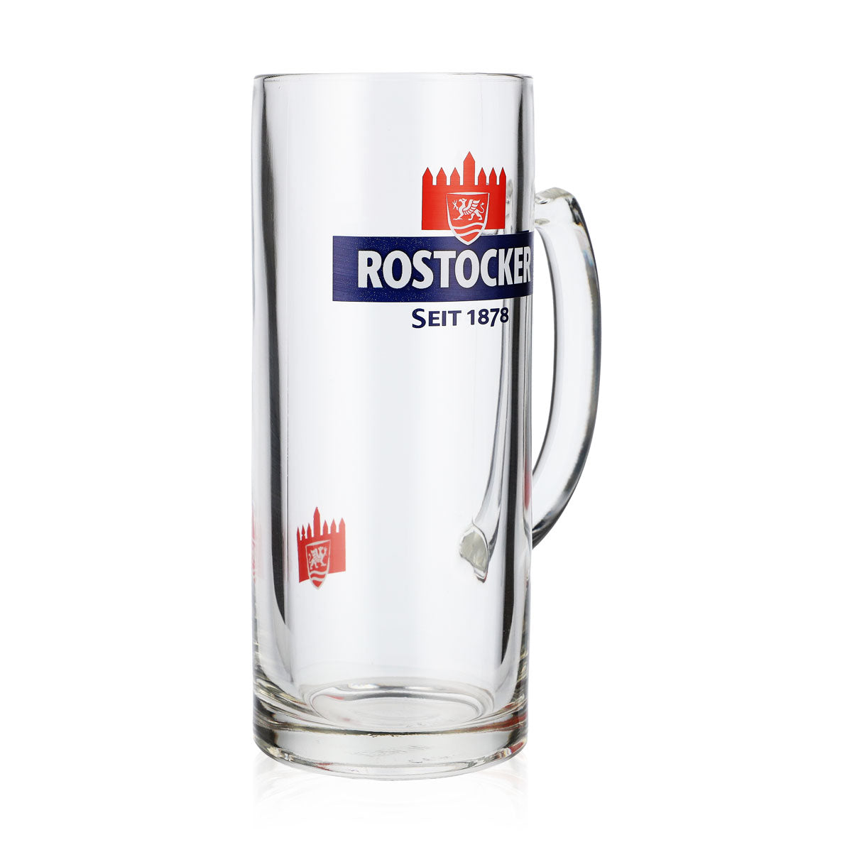 6x Rostocker Bier Glas Krug Bierkrüge 0,5l Exclusiv-Gutsherren Seidel Rastal – Ansicht 3