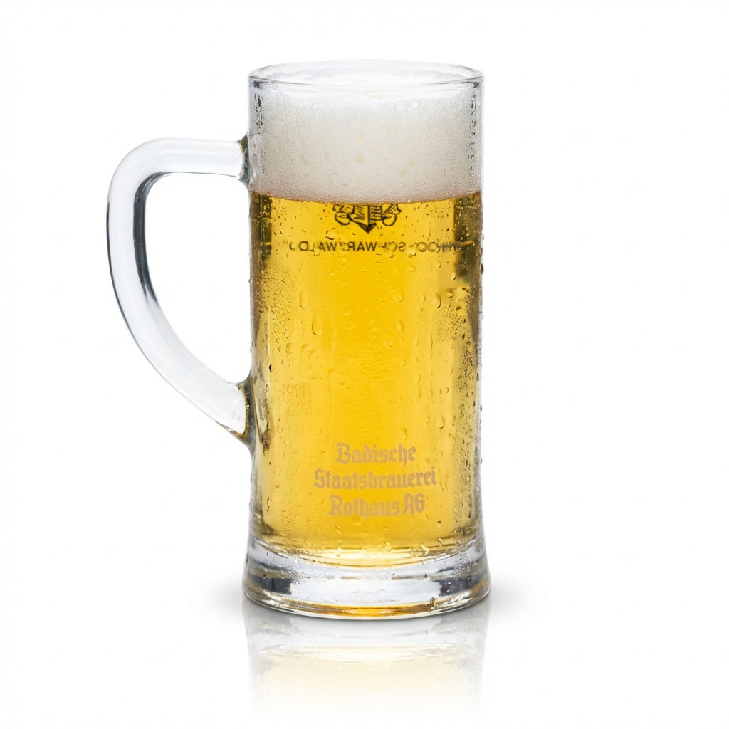6x Rothaus Bier Glas 0,5l Krug Badner Seidel Gläser Brauerei Pils Zäpfle Gastro – Ansicht 4
