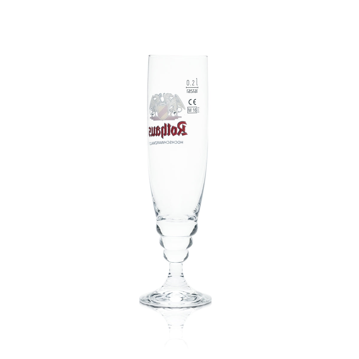 6x Rothaus Bierglas 0,2l eldes Pokalglas Pilstulpe Gläser Set Geeicht für Gastro – Ansicht 3