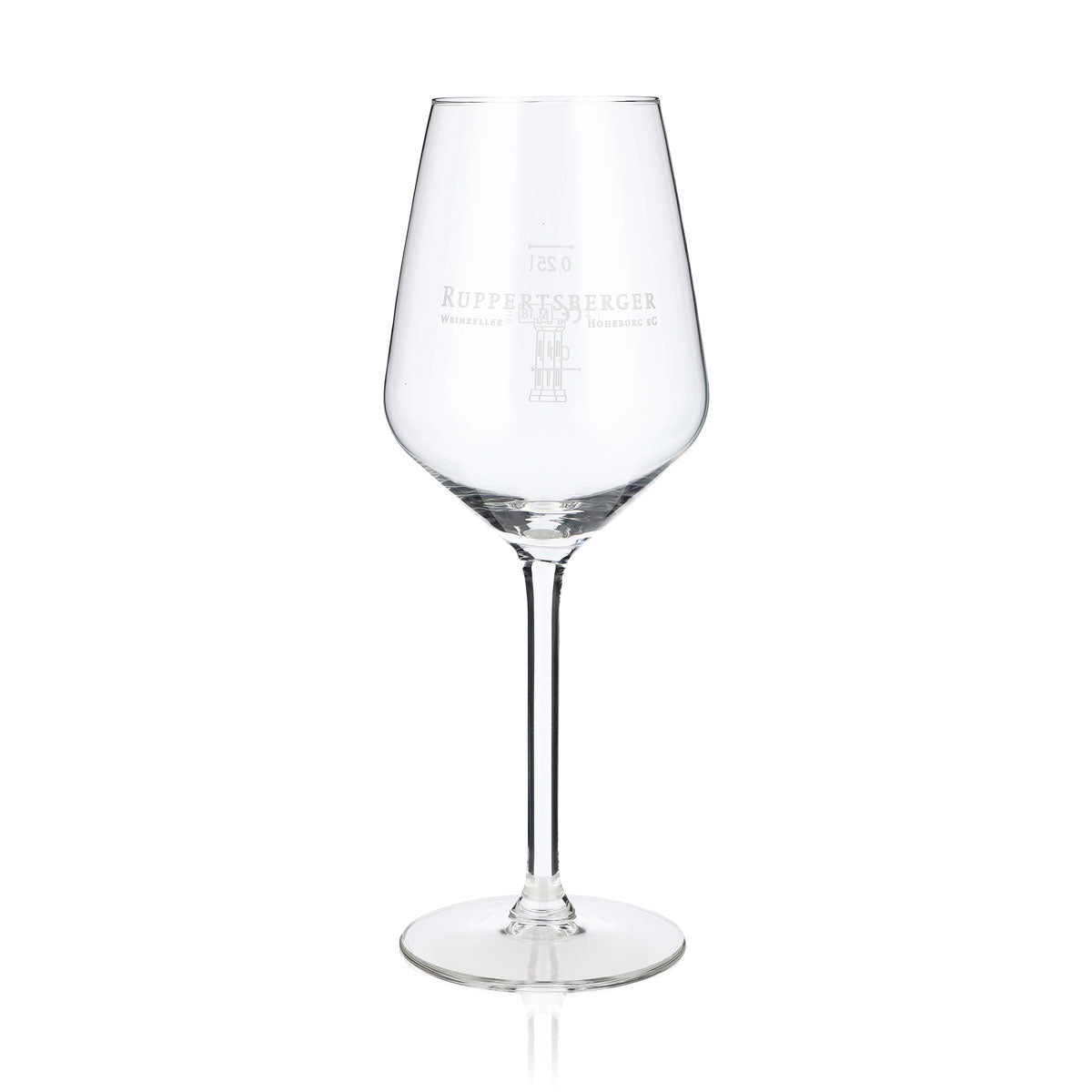 6x Ruppertsberger Wein Glas Stielgläser Gläser 0,37l Weinglas Carre – Ansicht 2
