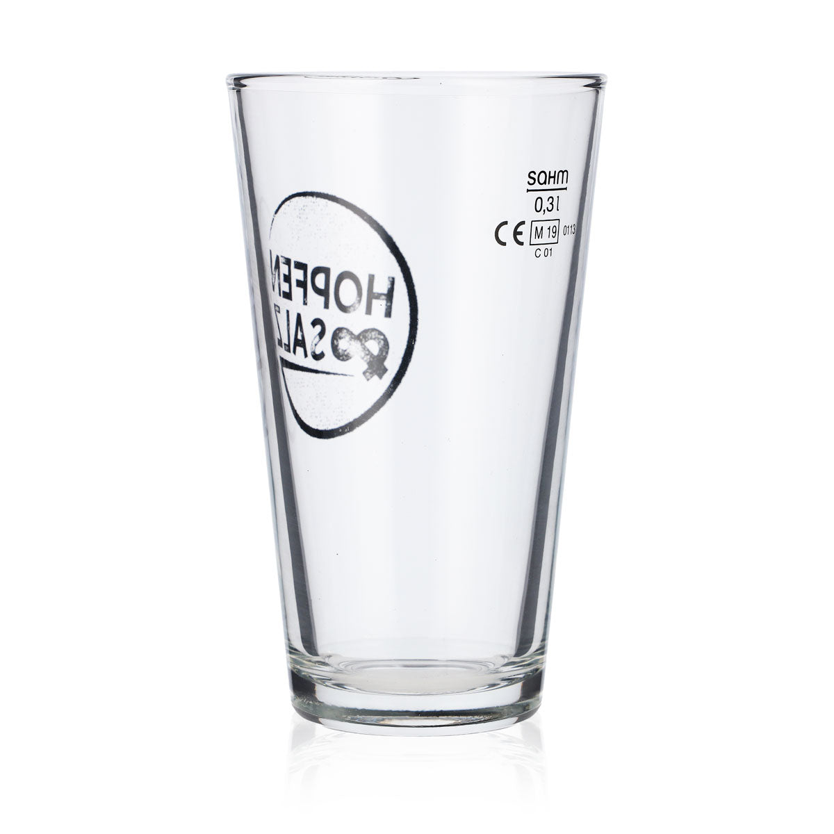 6x Sahm Glas Biergläser 0,3l Becher "Hopfen & Salz" American Lager – Ansicht 4