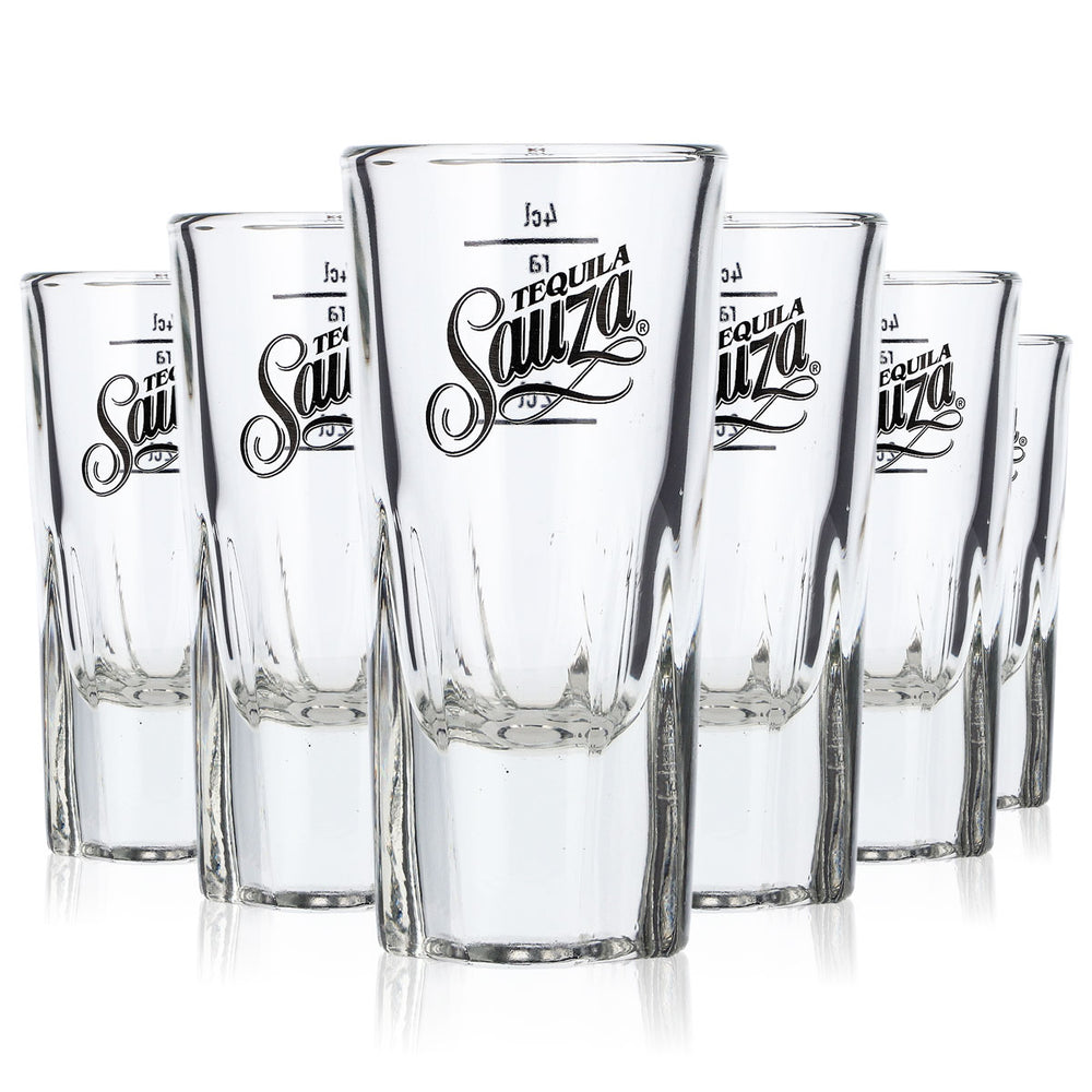 6x Sauza Tequila Glas 2cl/4cl Shotglas Schnapsglas Stamper Kurze (6er Set)