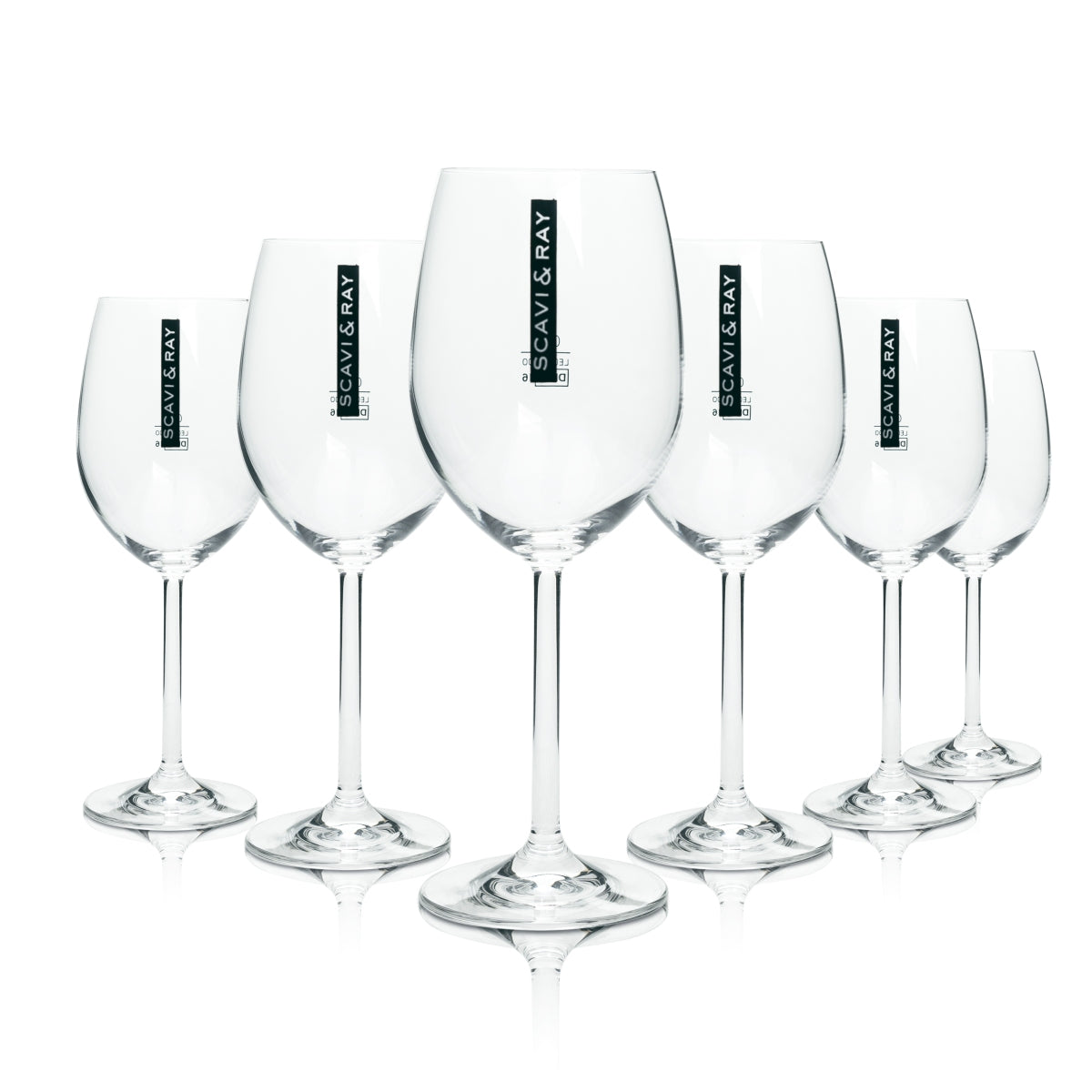 6x Scavi & Ray Sekt Glas Weinglas 450ml Leonardo Eichstrich 0,2l Gläser Ice Hugo