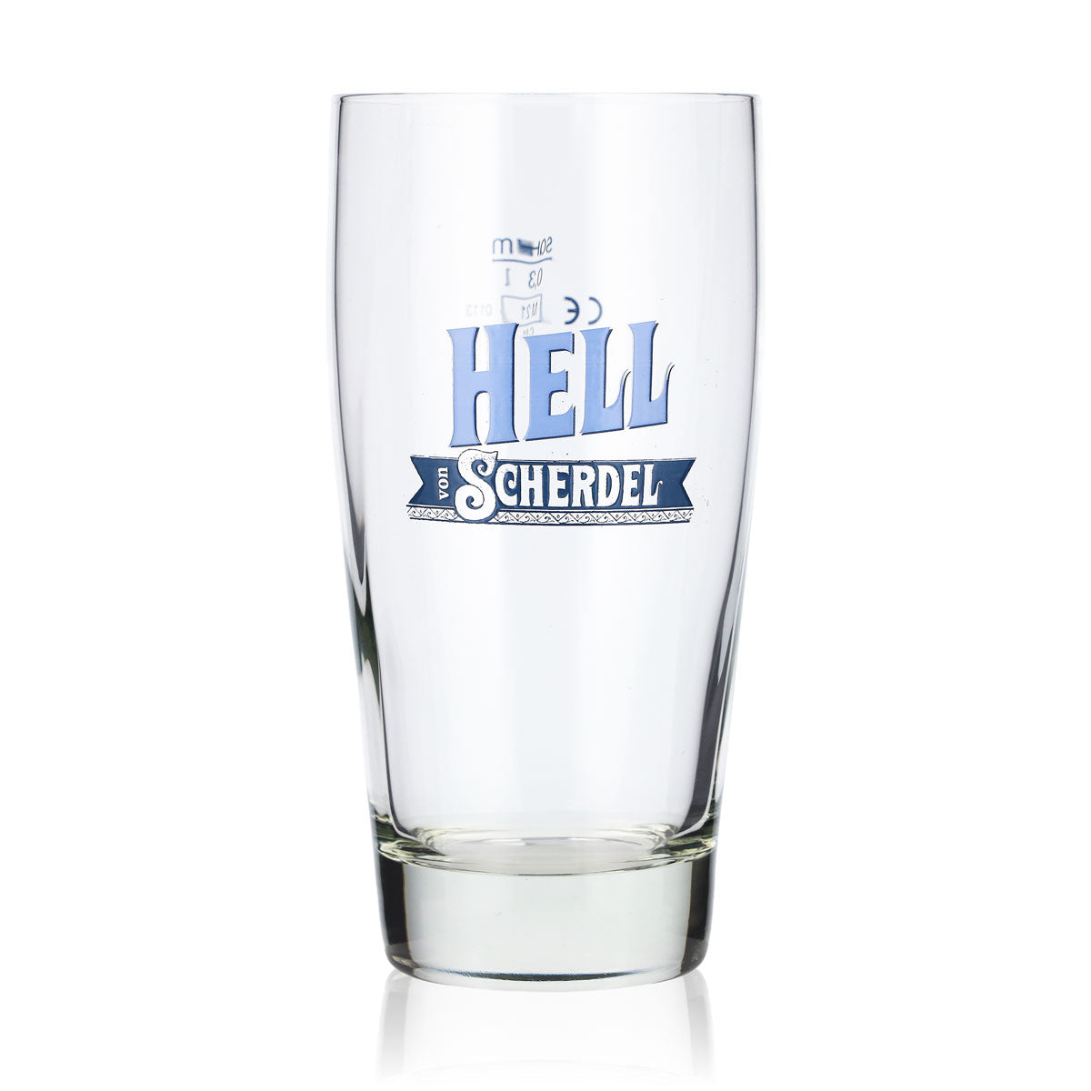 6x Scherdel Bier Glas Biergläser Willibecher 0,3l Becher "Hell" Sahm – Ansicht 2