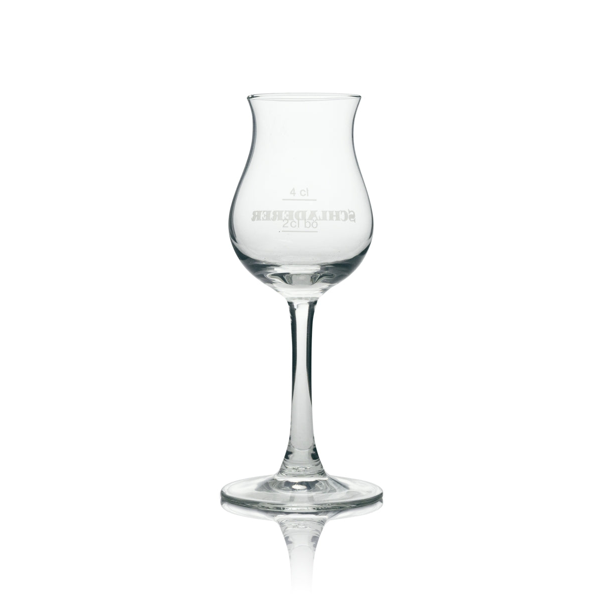 6x Schladerer Schnaps Glas Kelch 2/4cl – Ansicht 3