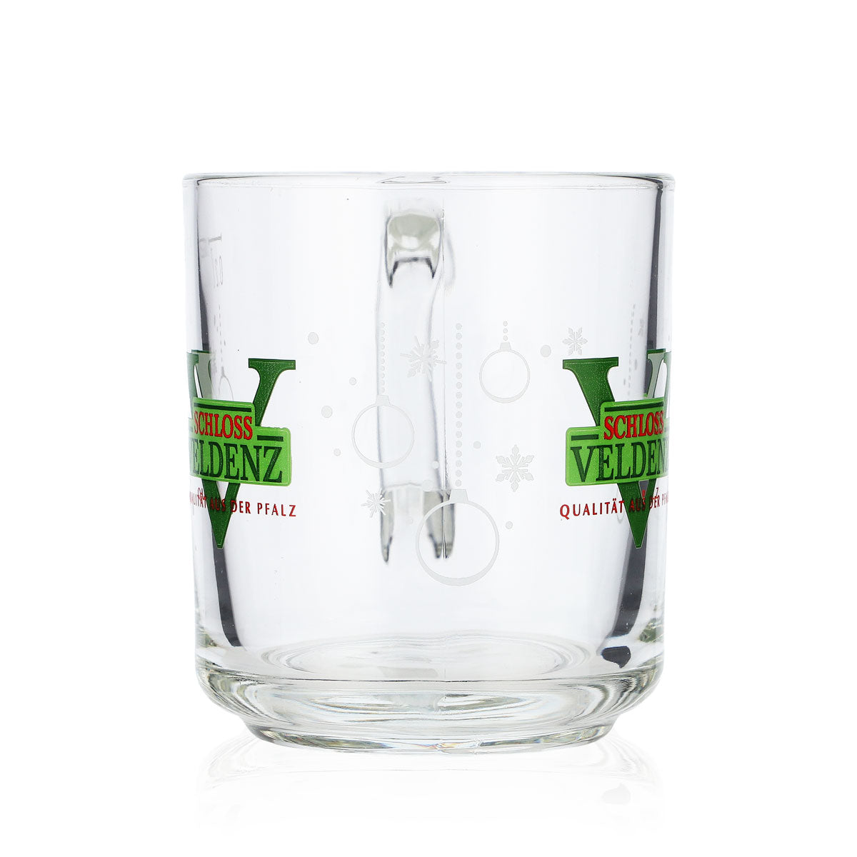 6x Schloss Veldenz Glühweintasse Saft Glas 0,2l Weihnachtstasse Rastal – Ansicht 6