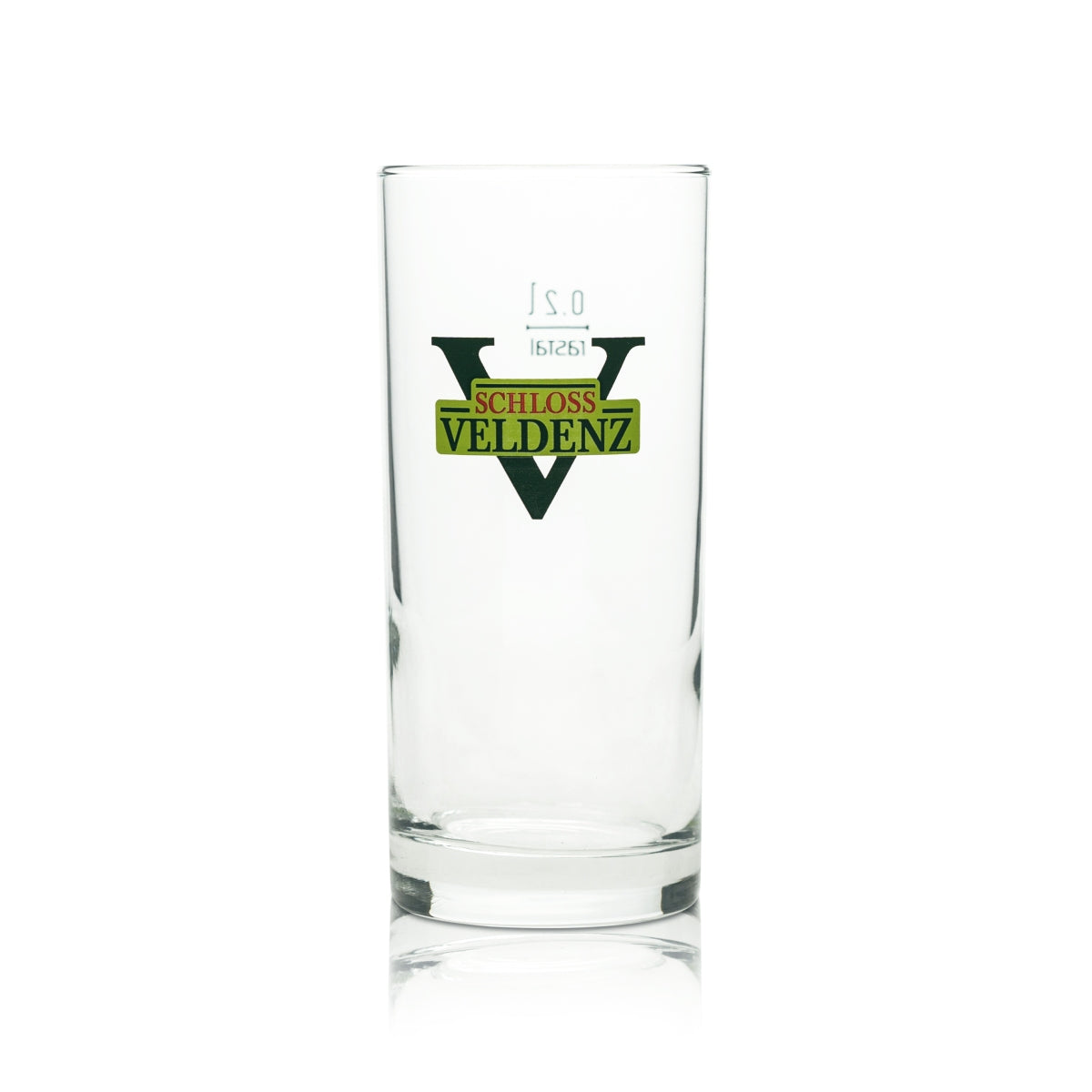 6x Schloss Veldenz Saft Glas 0,2l Becher Rastal Hotel Gläser Gastro Buffet Bar – Ansicht 2