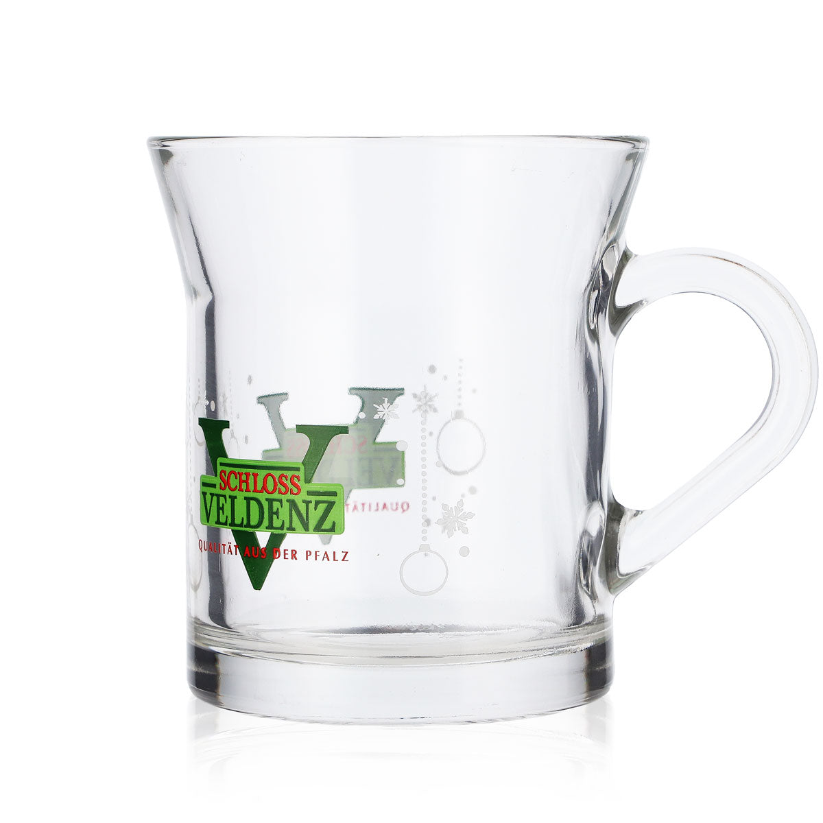 6x Schloss Veldenz Saft Glas 0,32l Krogtasse Glühweintasse Weihnachtstasse – Ansicht 3