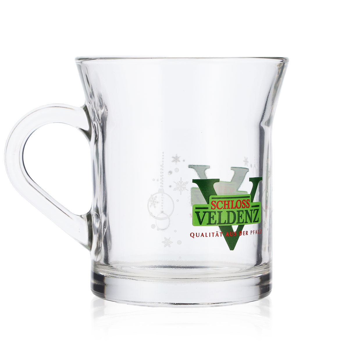 6x Schloss Veldenz Saft Glas 0,32l Krogtasse Glühweintasse Weihnachtstasse – Ansicht 6
