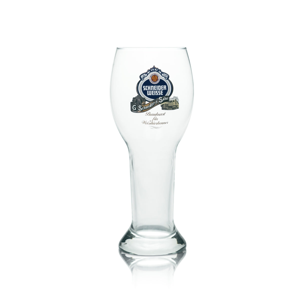 6x Schneider Weisse Glas 0,5l Weißbier Hefe Weizen Gläser Brauerei Gastro – Ansicht 2