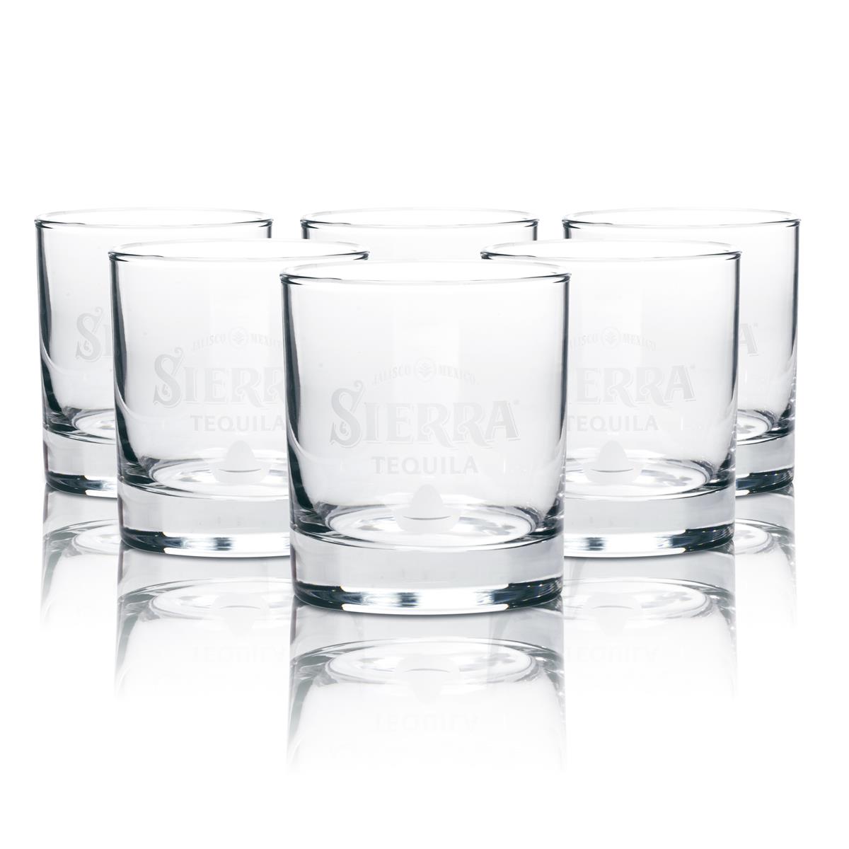 6x Sierra Tequila Glas Tumbler schwer