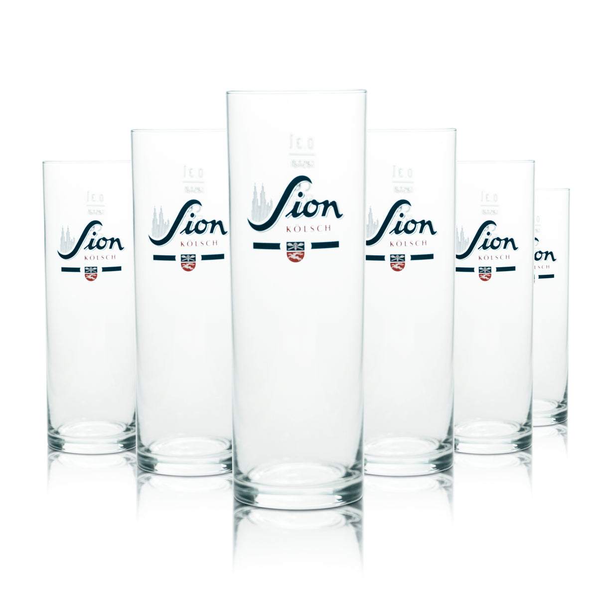 6x Sion Bier Glas 0,3l Kölsch Stange Gläser Tulpe Becher Willi Köln Rastal Beer – Ansicht 4