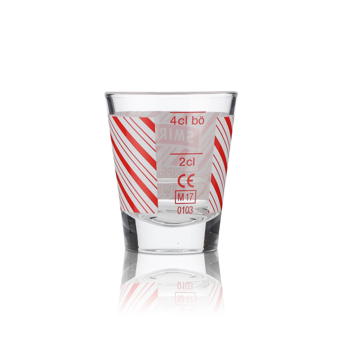 6x Smirnoff Vodka Glas Shotglas Stamper 2cl 4cl "Pepermint Twist" – Ansicht 3
