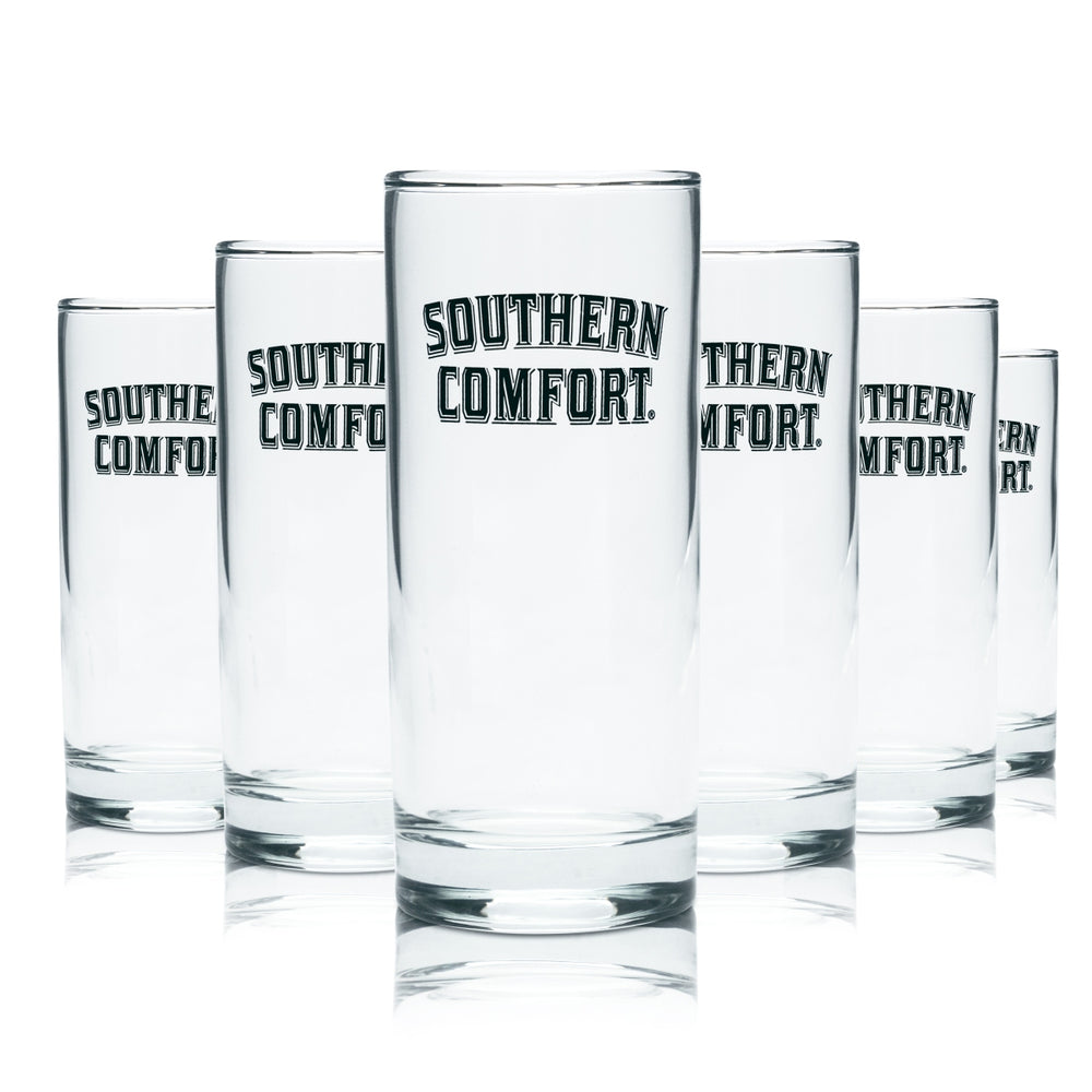 6x Southern Comfort Whiskey Glas 0,2l Becher Tumbler Gläser Gastro Kneipe