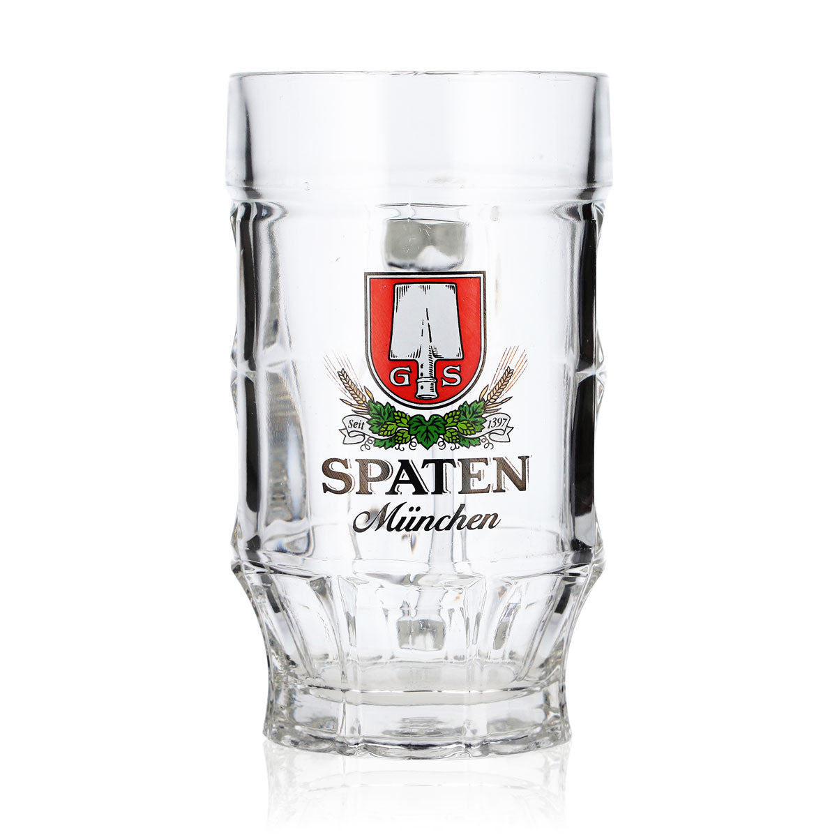 6x Spaten Bier Glas 0,3l Bierkrug Bierseidel Bierhumpen Kontur München B-WARE – Ansicht 2