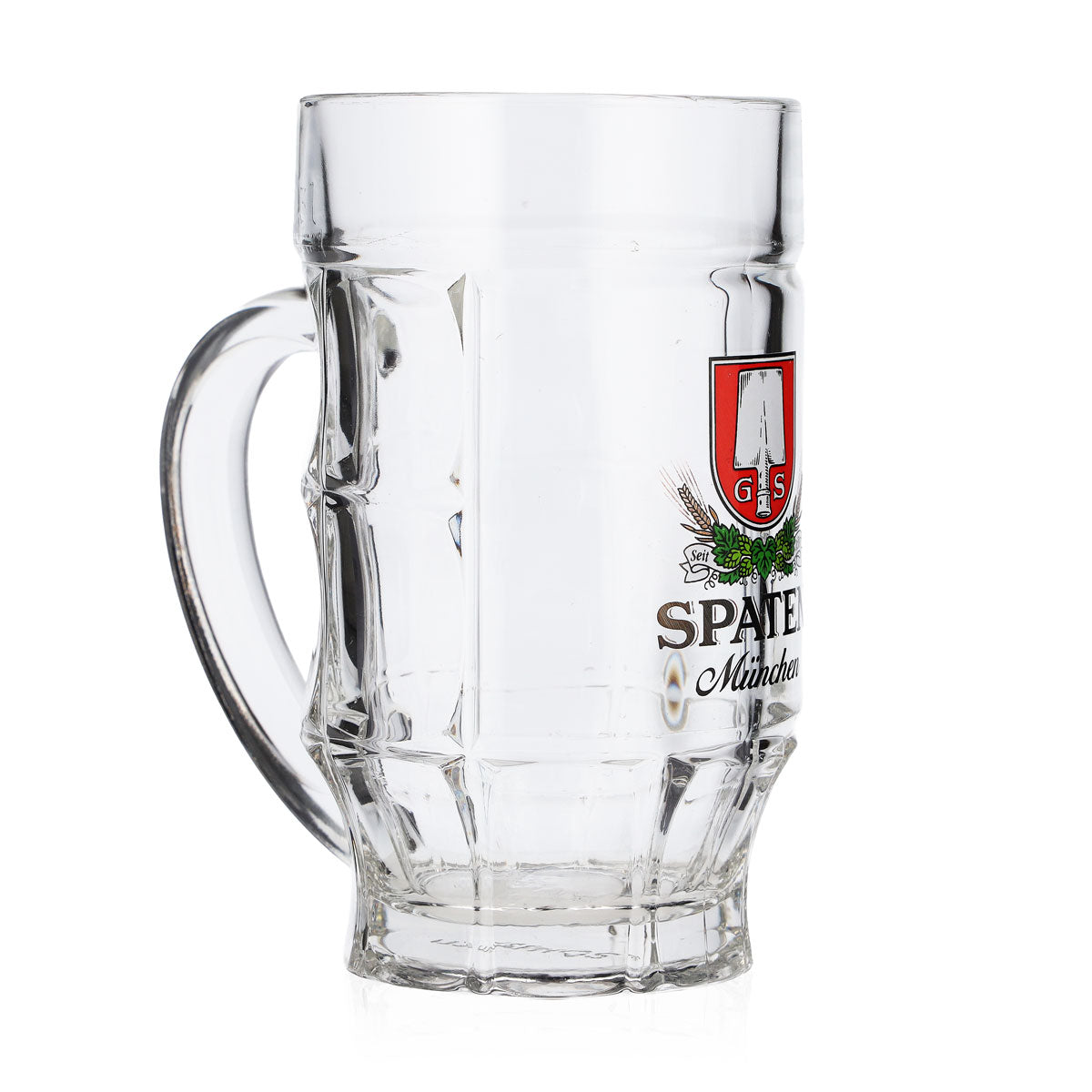 6x Spaten Bier Glas 0,3l Bierkrug Bierseidel Bierhumpen Kontur München B-WARE – Ansicht 3