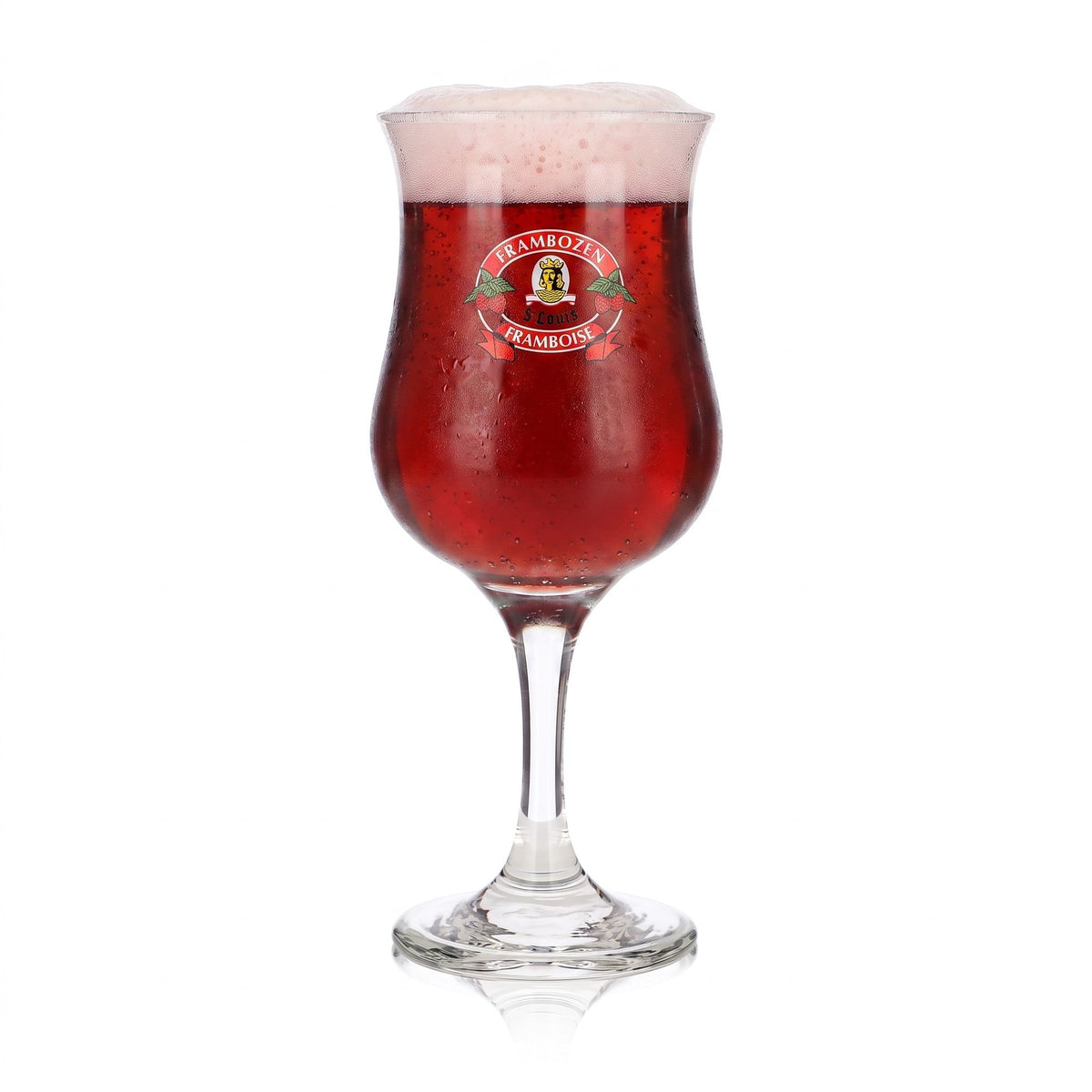 6x St. Louis Bier Glas 0,37l Pokal "Frambozen" Dema Goblet – Ansicht 2