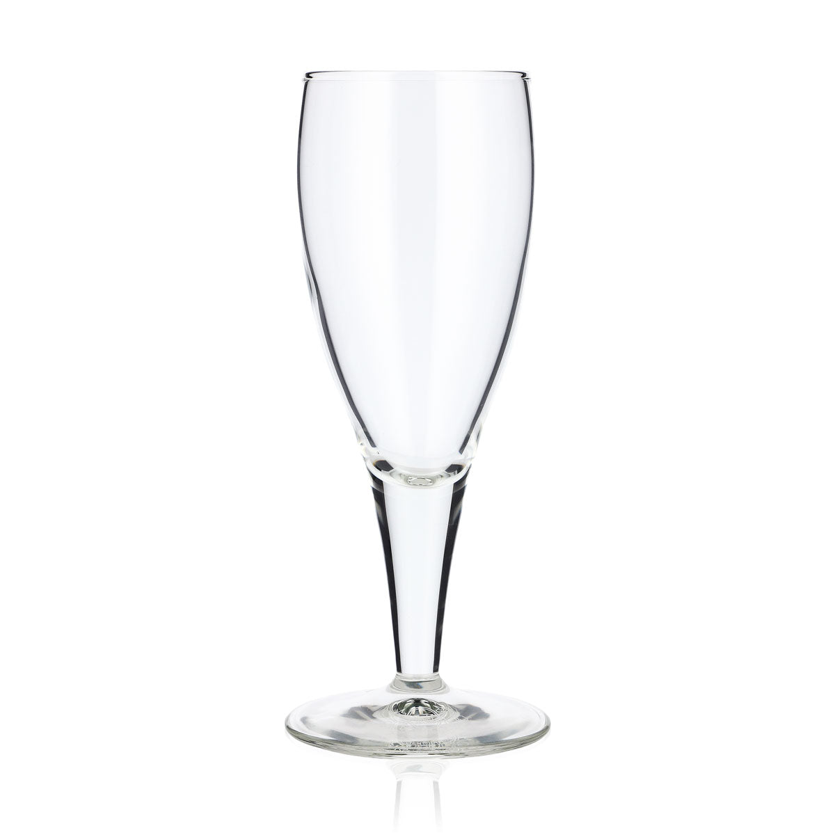 6x St. Michaelis Wasser Glas 0,16l Pokal Logo am Fuß (6er Set) – Ansicht 2