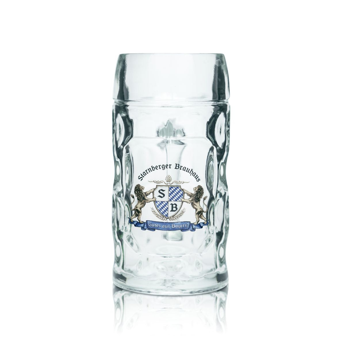 6x Starnberger Brauhaus Bierglas 0,3l Kontur Bierkrug Humpen Seidel Gläser Set – Ansicht 2