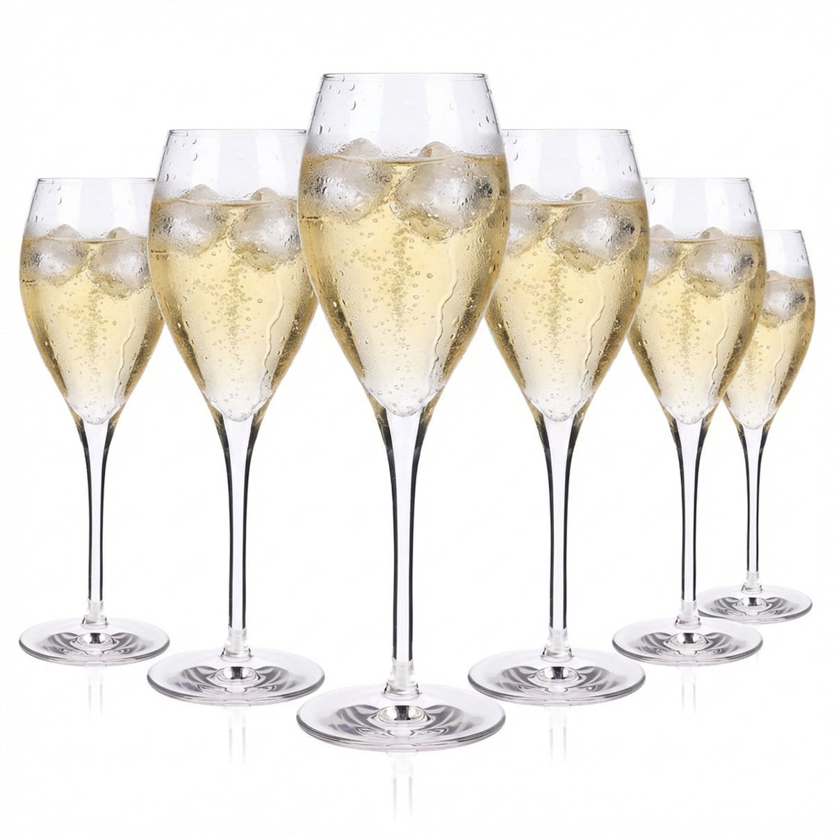 6x Stölzle Champagner Glas 0,1l Flöte Champagnergläser Sektglas Stölzle