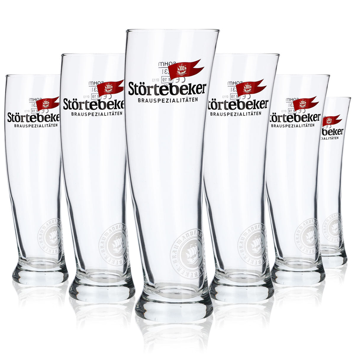 6x Störtebeker Segelglas Bierglas 0,3l Sydney Design Craft Beer Gläser Set – Ansicht 2