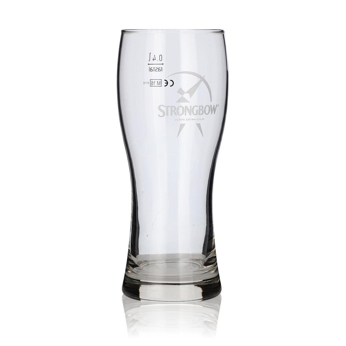 6x Strongbow Cider Glas Cidergläser Gläser 0,4l Becher schwerer Fuß – Ansicht 3