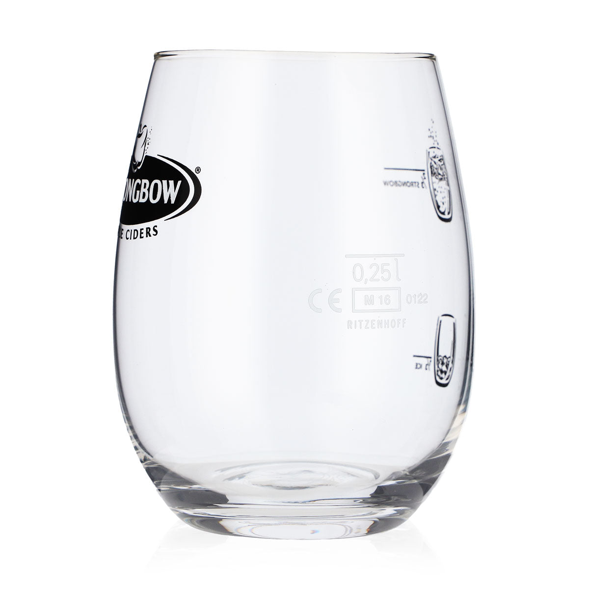 6x Strongbow Cider Gläser Glas Tumbler Apple Ciders Perfect Serve – Ansicht 5